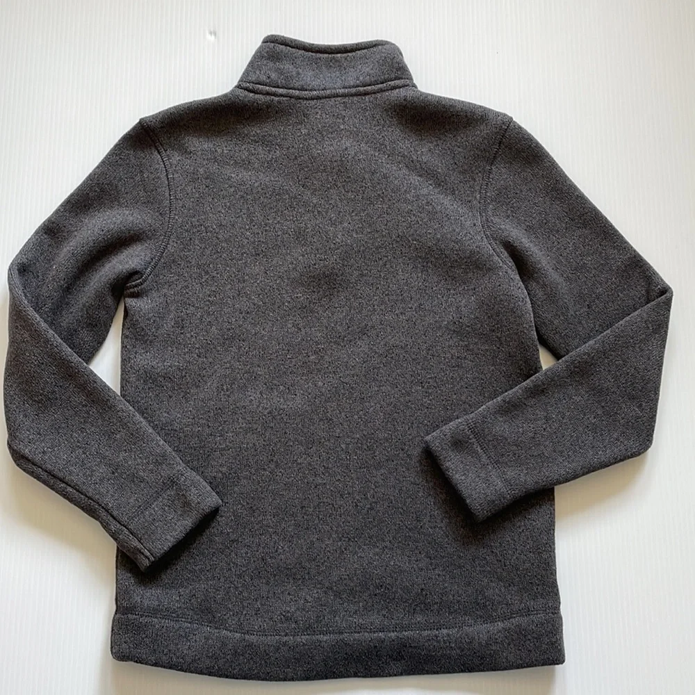 Old Navy gray, mock neck, quarter zip sweater.  Boys size Medium